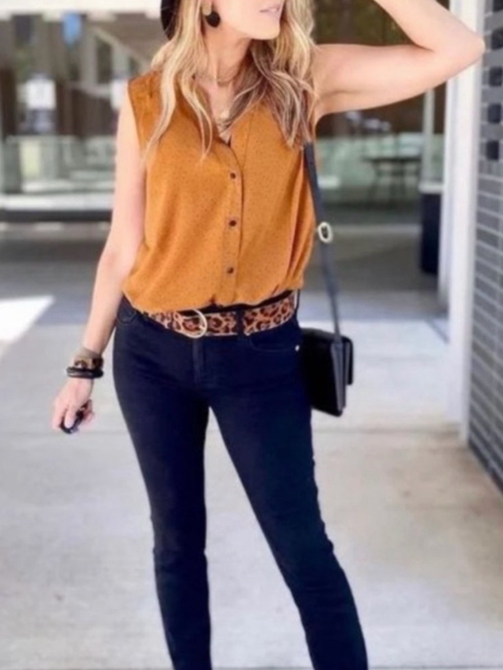 NWOT CAbi Dotty Top | Style #3988 | Size Large